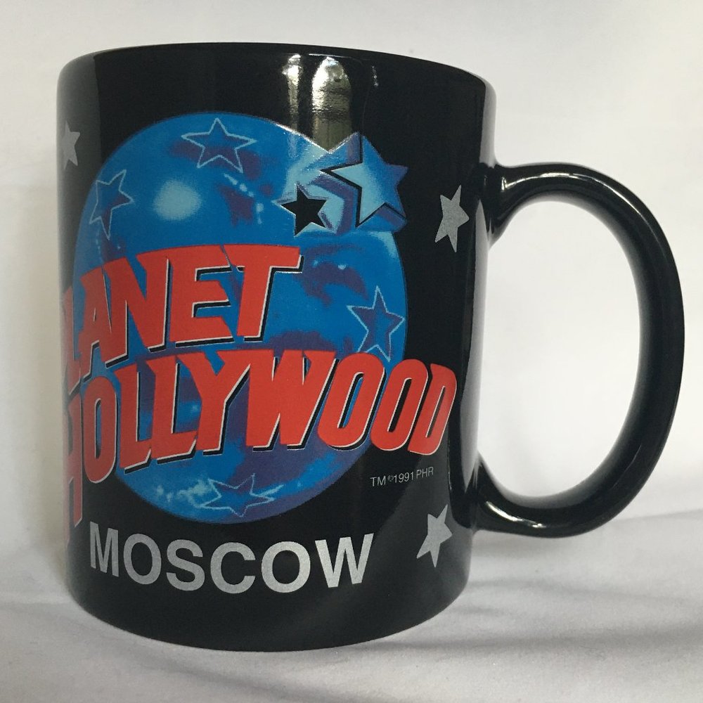 NWOT MOSCOW PLANET HOLLYWOOD MUG VINTAGE